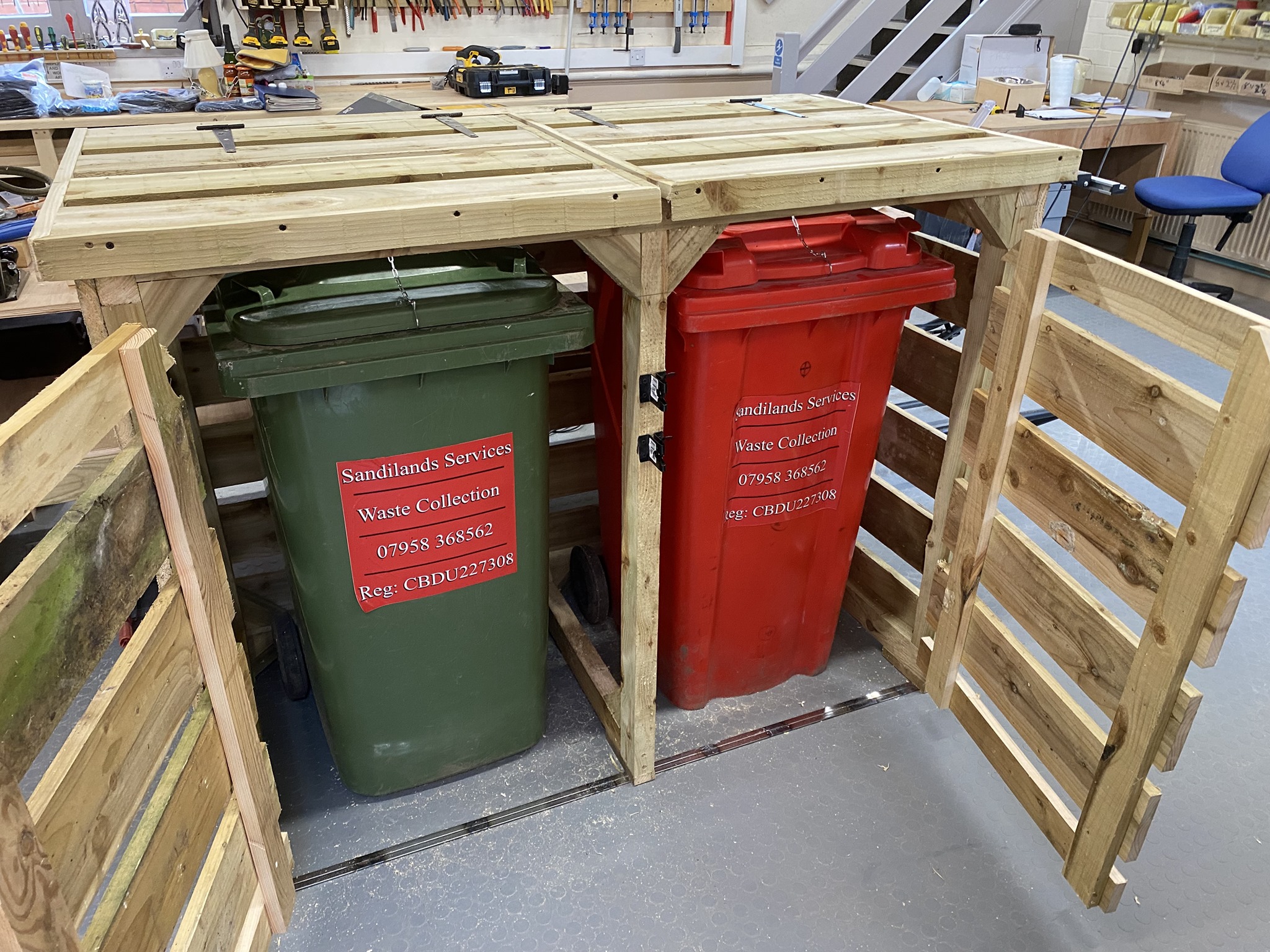 Garden Bin Storage 